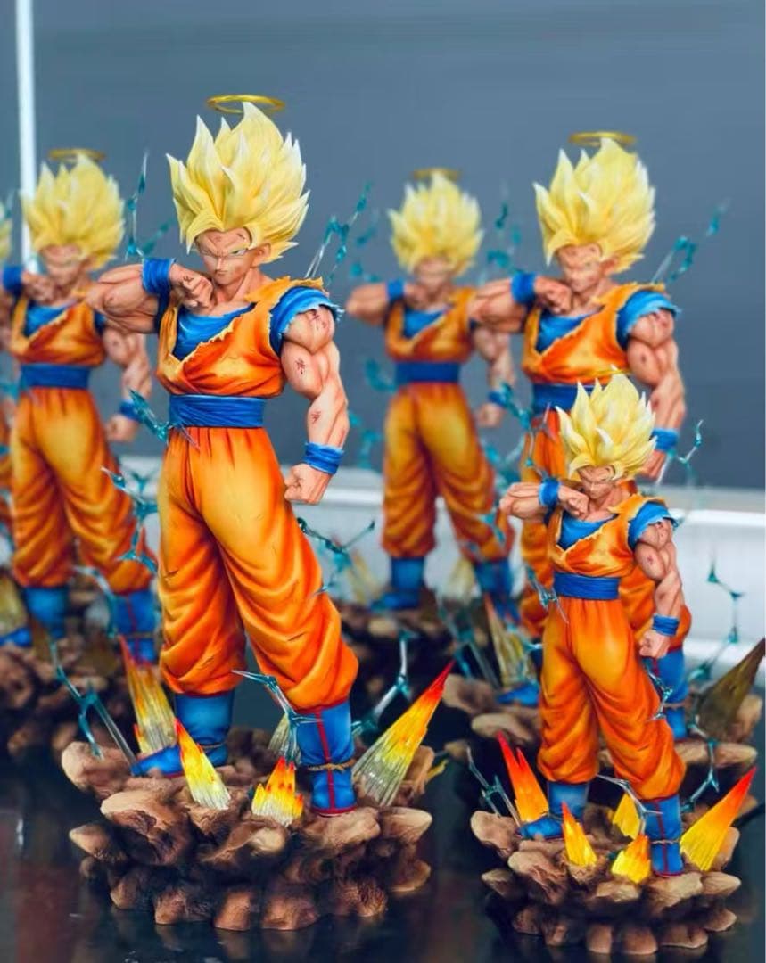 ドラゴンボール 孫悟空 ガレキ ガレージキット スタチューX③①④