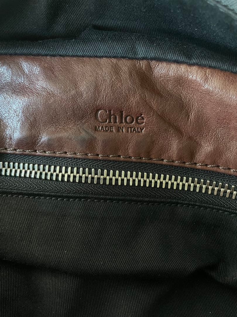 専用 Chloe Betty Brown Leather Bag