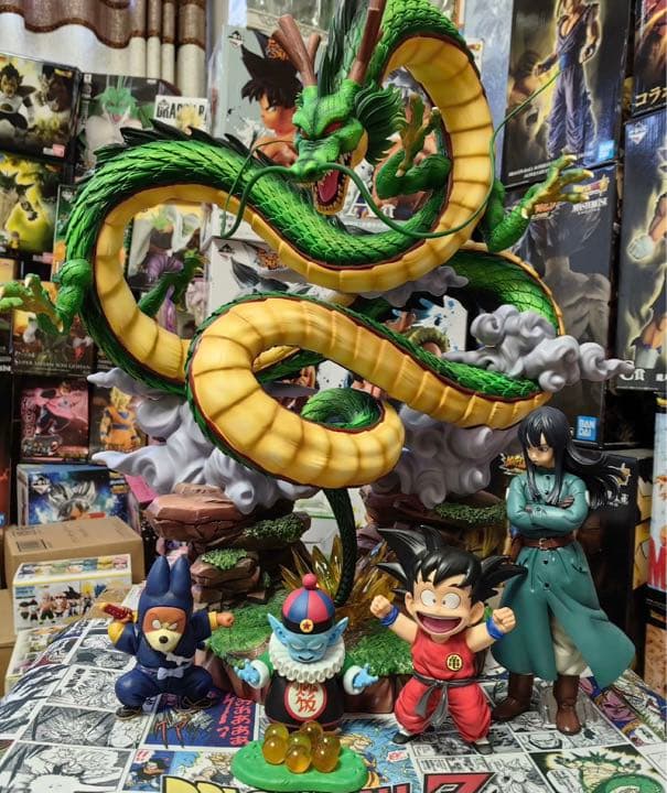 ドラゴンボール 孫悟空 神龍 フィギュア ガレージキット 特典付