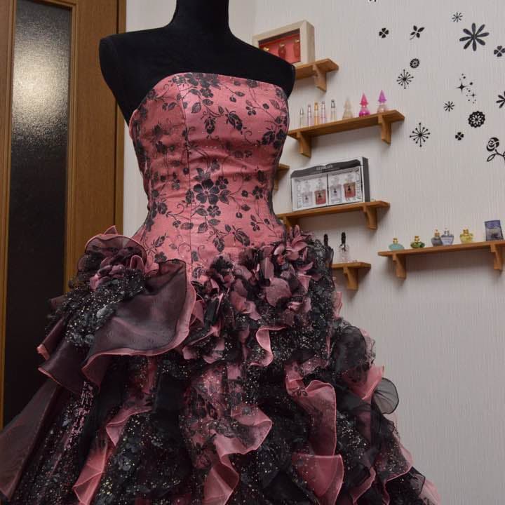 桜柄❤️カラードレス