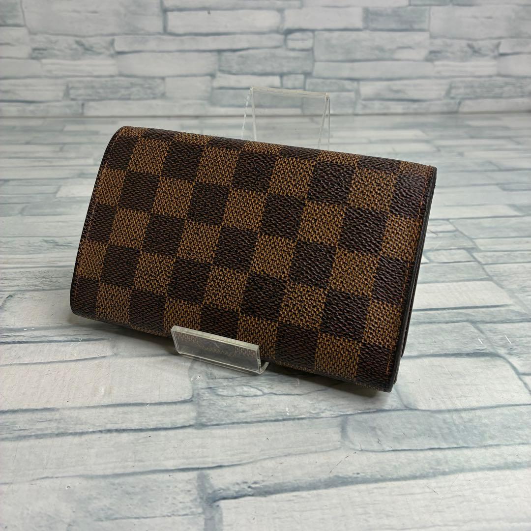 極美品　50 LOUIS VUITTON ルイヴィトン ダミエ 折り財布　oh4