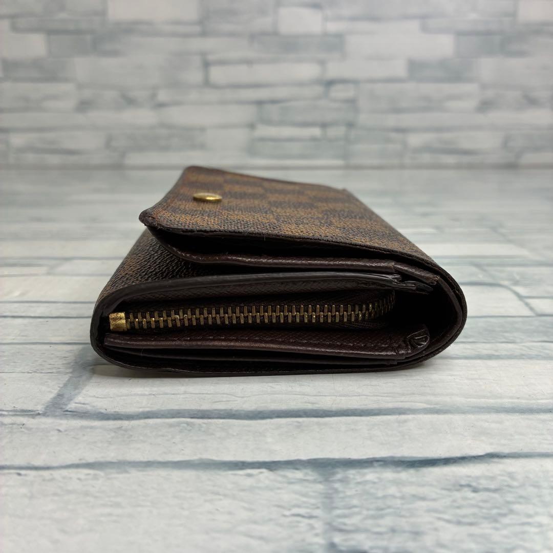 極美品　50 LOUIS VUITTON ルイヴィトン ダミエ 折り財布　oh4