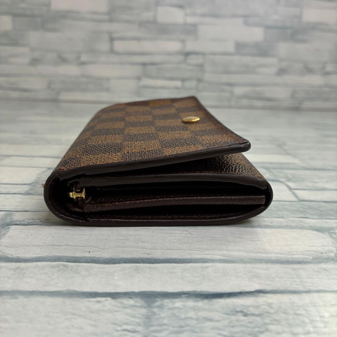 極美品　50 LOUIS VUITTON ルイヴィトン ダミエ 折り財布　oh4