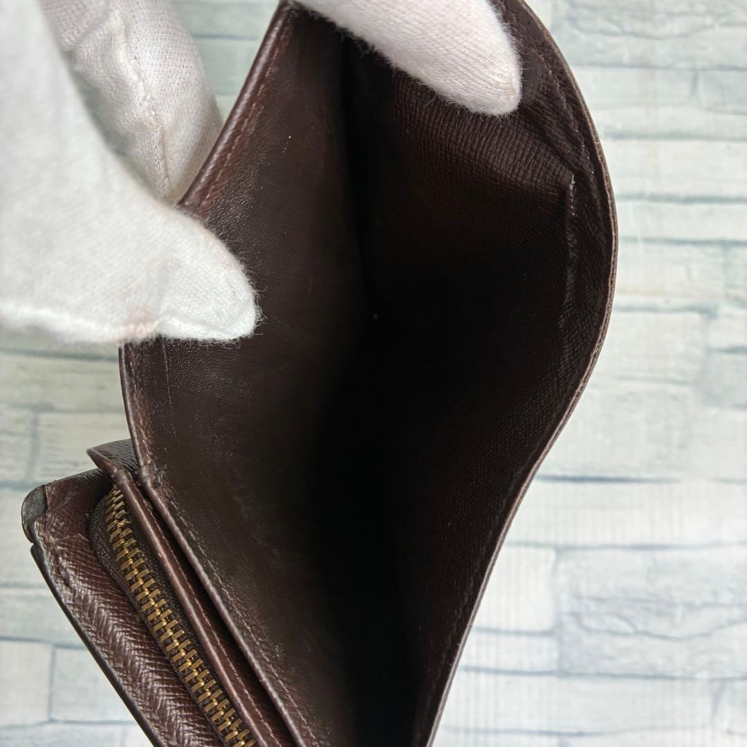 極美品　50 LOUIS VUITTON ルイヴィトン ダミエ 折り財布　oh4