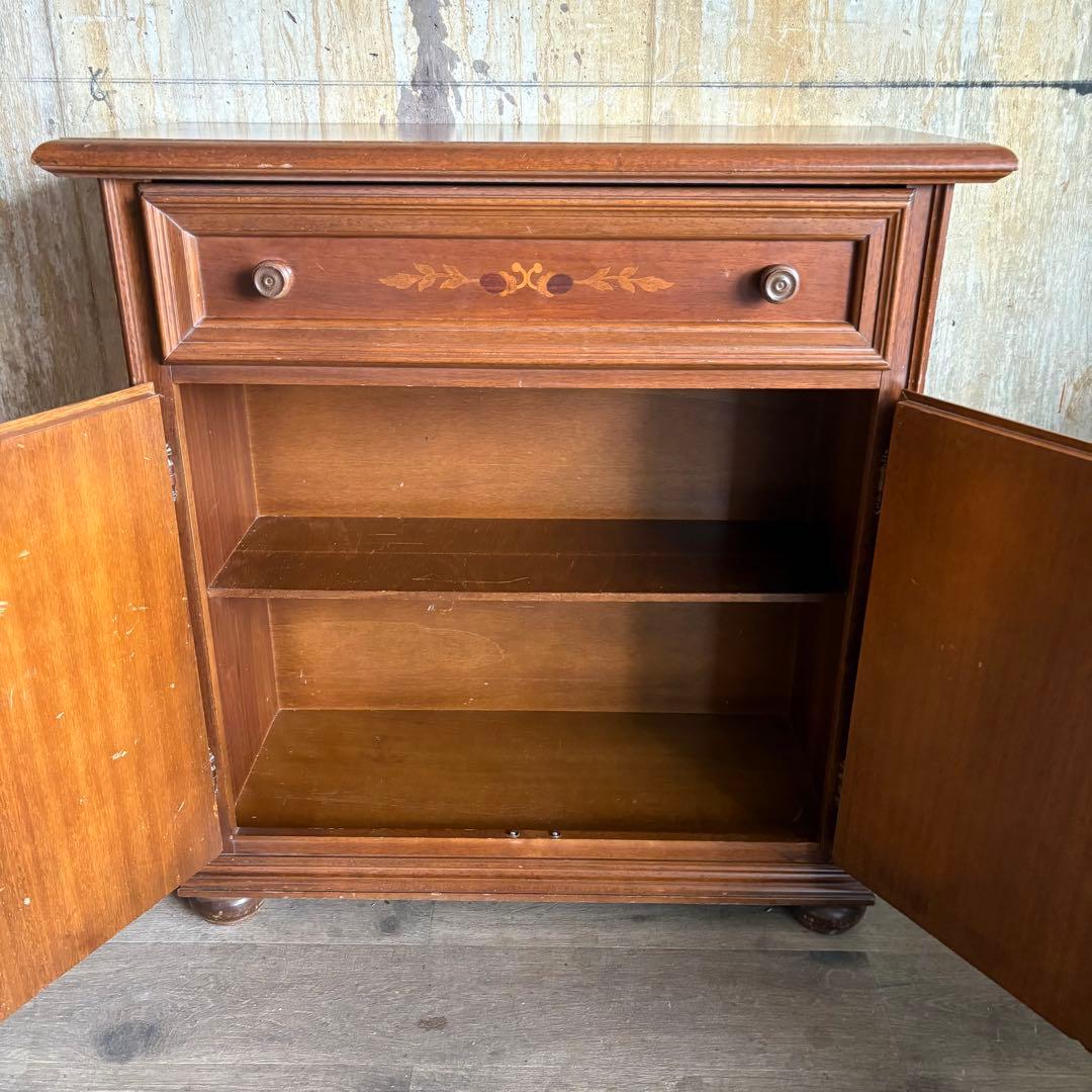 イタリア象嵌　コンソールテーブル　キャビネット　ヴィンテージ