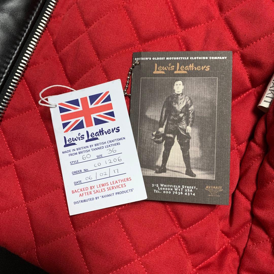 ルイスレザー　コルセア　レギュラーフィット シングルライダースジャケット 36