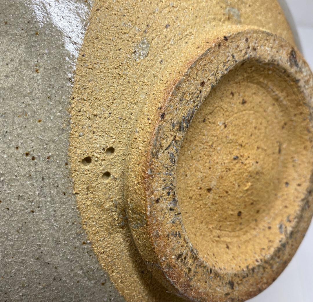 中里太郎右衛門　唐津鉄絵花入　人間国宝　幅約22㎝