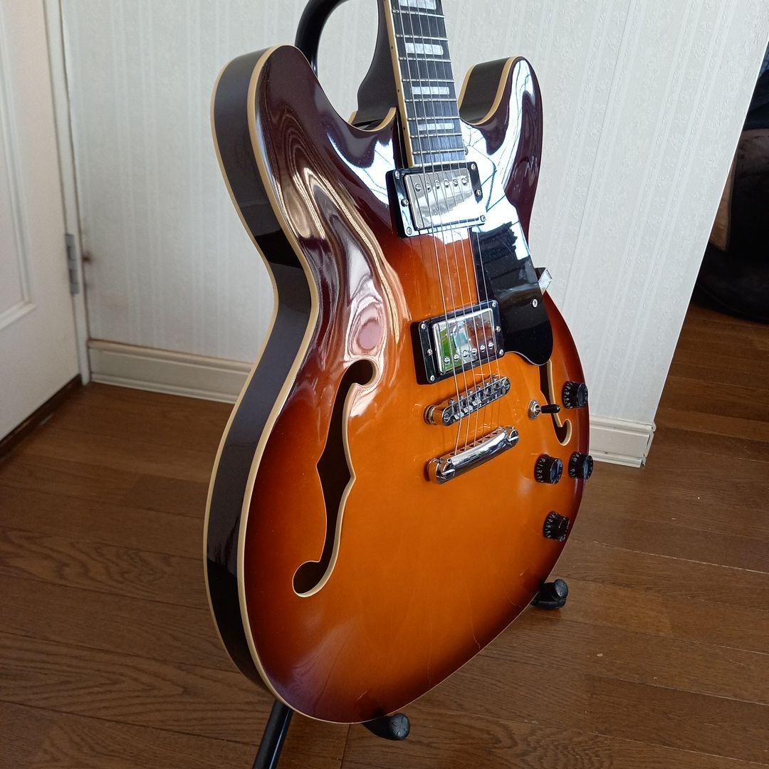 『極美品』GROTE guitar グロート セミアコ―スティックギター