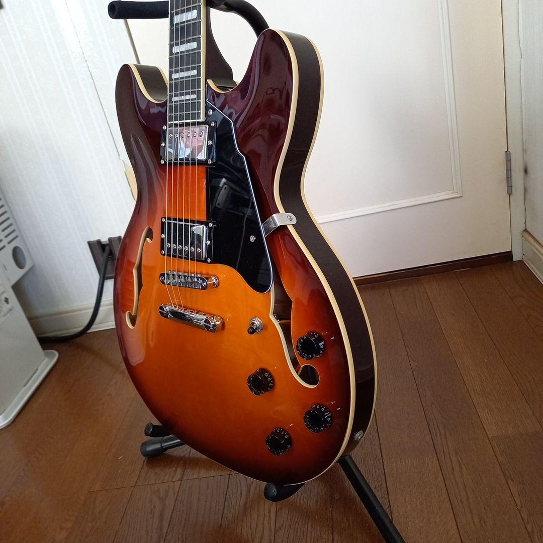 『極美品』GROTE guitar グロート セミアコ―スティックギター