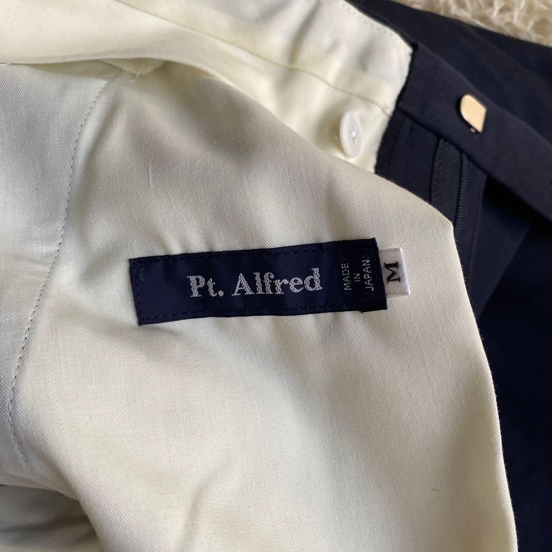 2点おまとめ　Pt.Alfred コットン チノ ノータック スラックス M