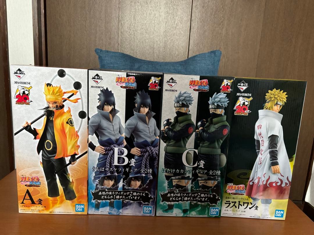 一番くじ　ナルト　紡がれる火の意志　フィギュア A B C ラストワンセット