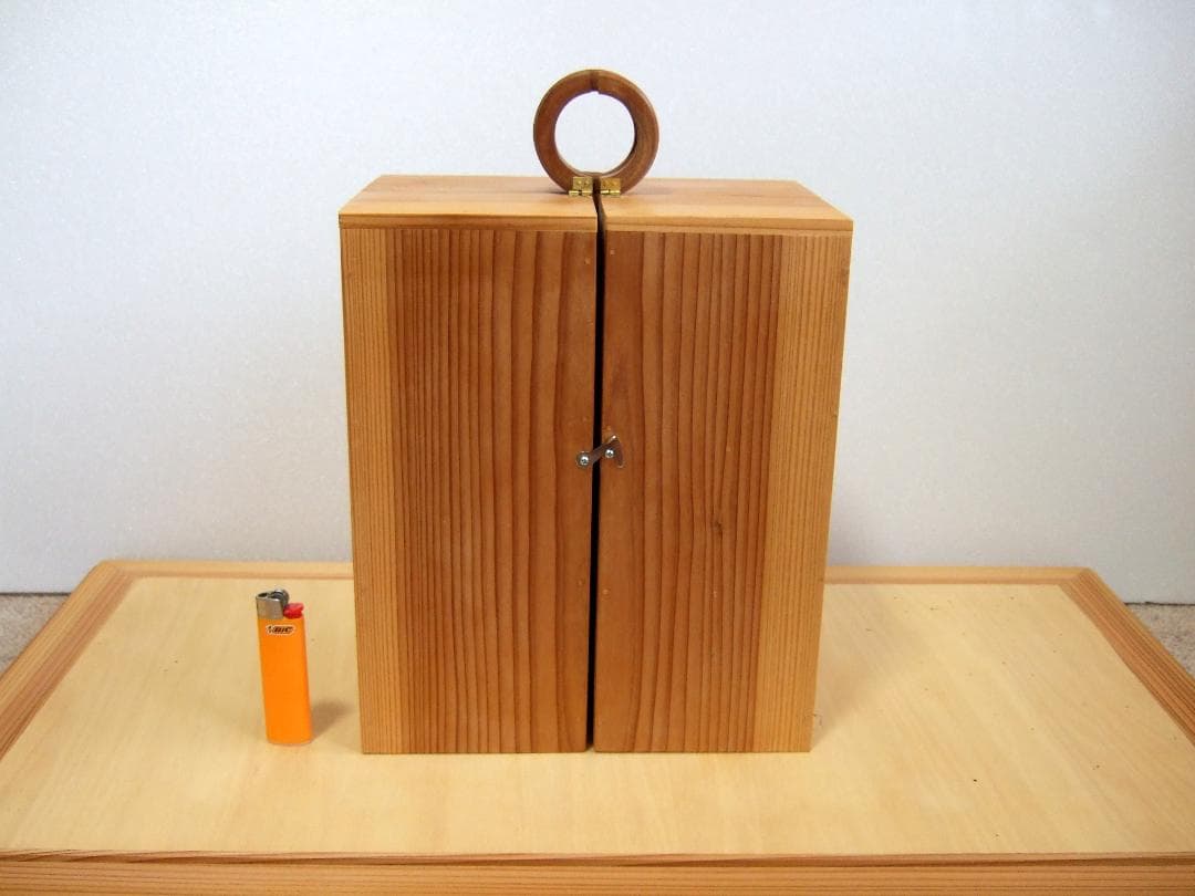 古い雛道具「台所セット」 ガラスケース付き / ミニチュア