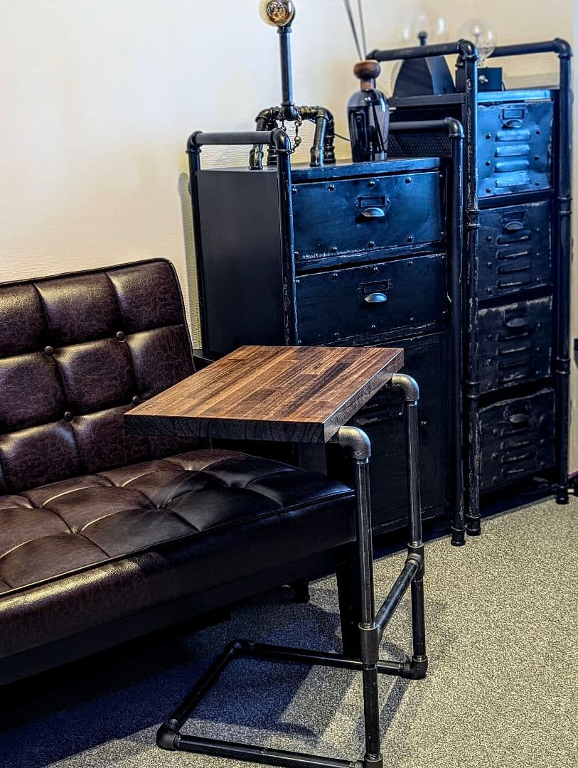 インダストリアル スタイル サイドテーブル TOLF 日本製