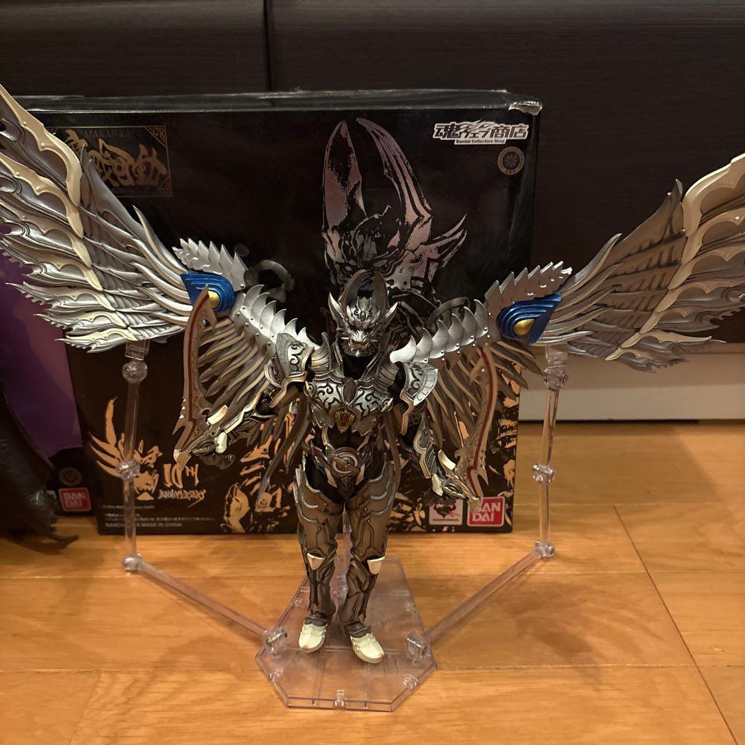 魂ウェブ　牙狼フィギュア　銀牙騎士ゼロ　暗黒騎士キバ　箱あり　最終値下げ