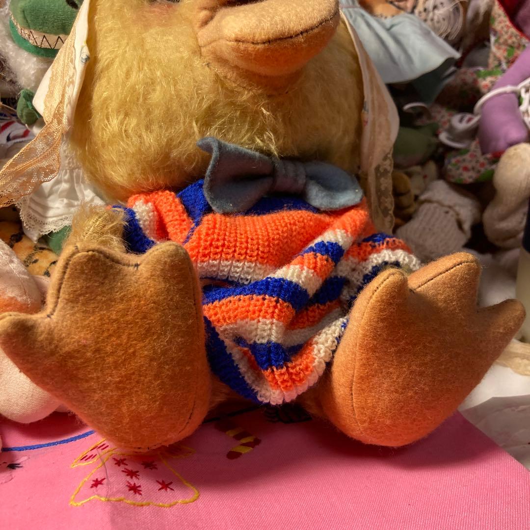 テディベア　作家ベア　アーティストベア　アヒル　ooak 海外作家ベア　ヒヨコ