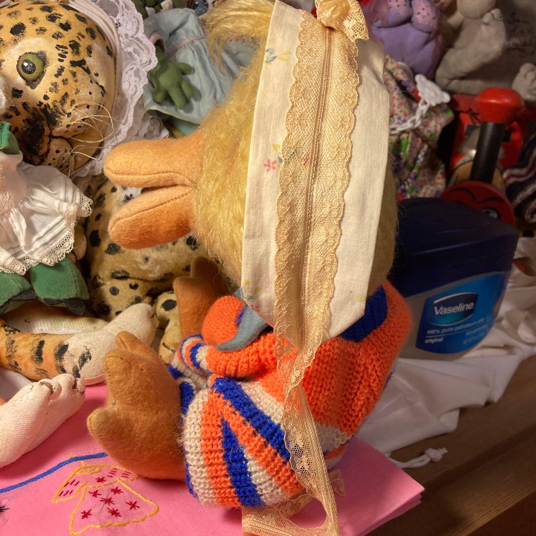 テディベア　作家ベア　アーティストベア　アヒル　ooak 海外作家ベア　ヒヨコ