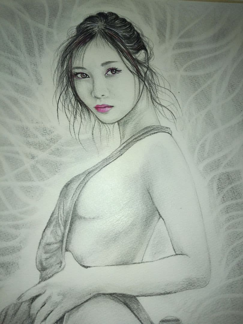 裸婦、美人画、絵画6FしなりM山本英二、真作、額縁、高塚省吾、宮永岳彦。