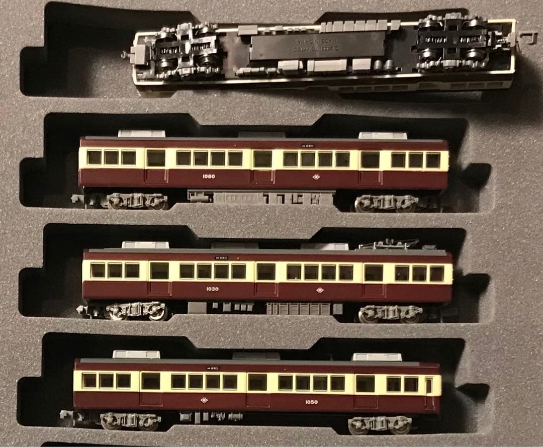 ■ 鉄コレ能勢電鉄1000系4両セットB(登場時)N化動力付き② (TC)