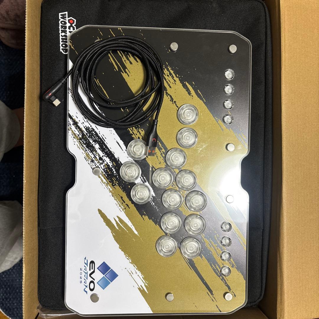 EVO 2025アーケードレバーレス Dタイプ　 USB接続