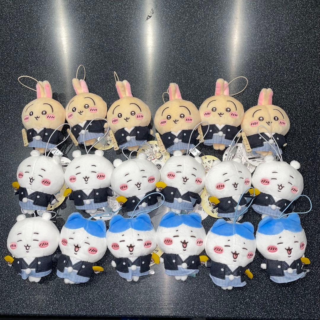 ちいかわ お正月マスコット ちいかわ ハチワレ うさぎ オデ3種4種　18個