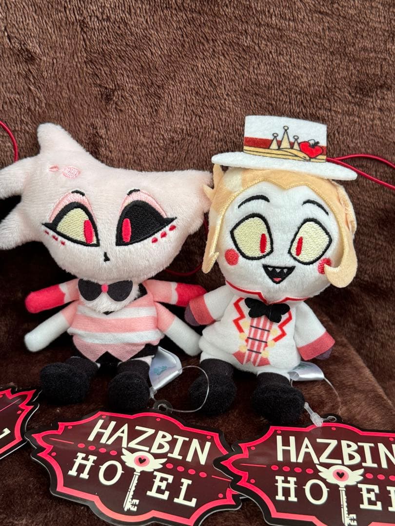 ハズビンホテル おすわりマスコットぬいぐるみ 全12種コンプ　ラウンドワン限定