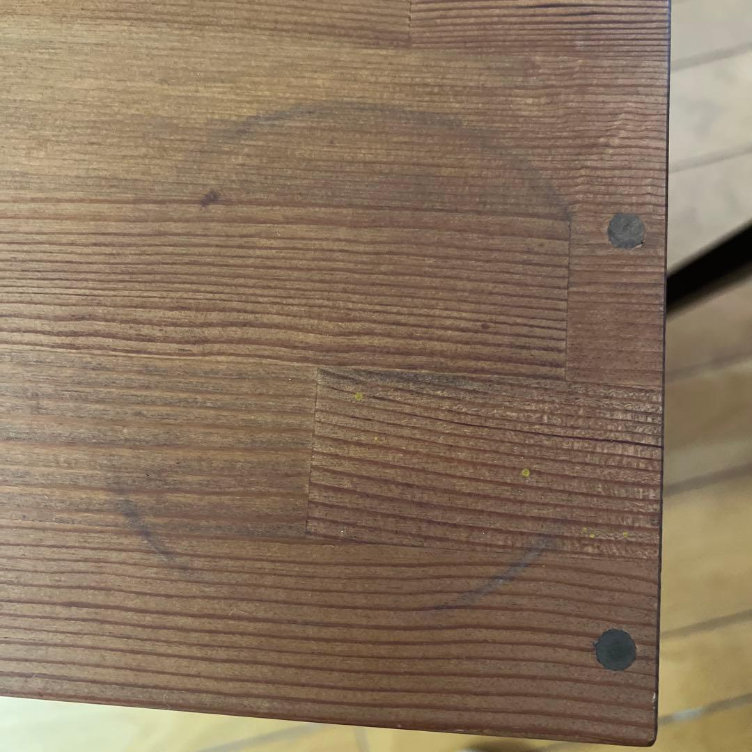 木製チェストパイン材 引き出し 脇机 収納