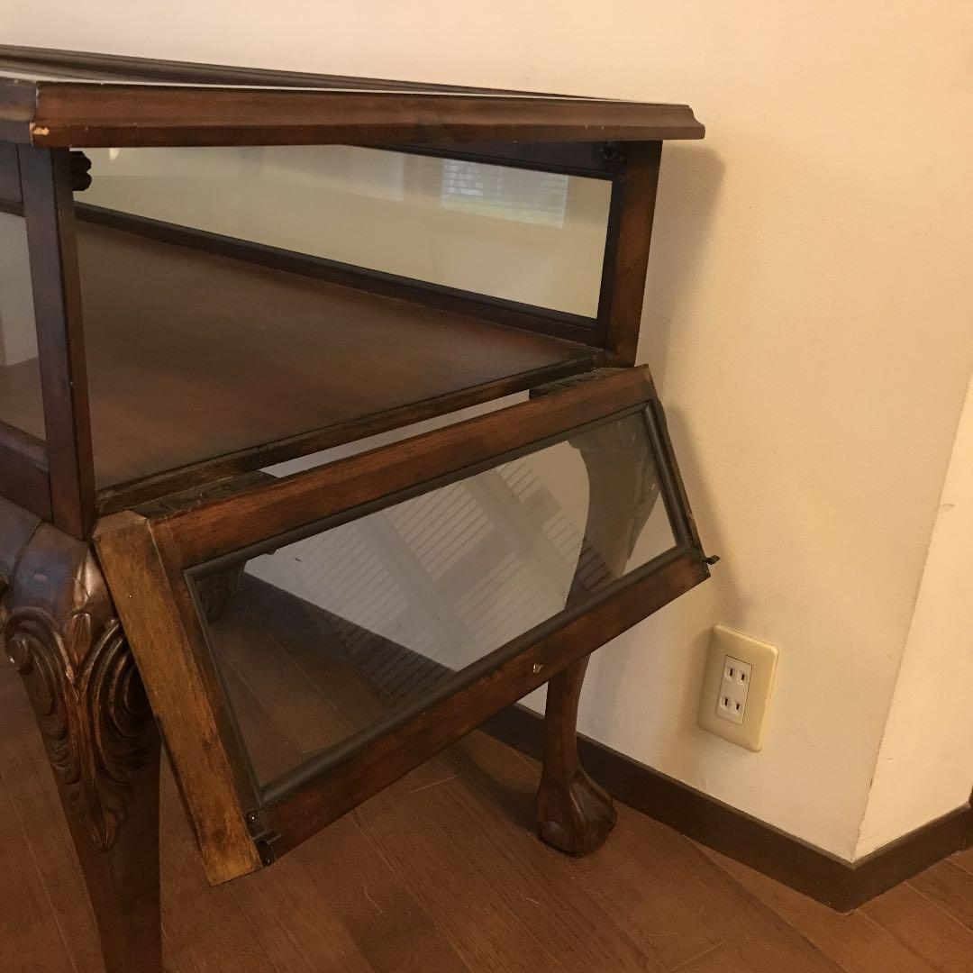 アメリカン　ヴィンテージ　ガラス　ショーケース