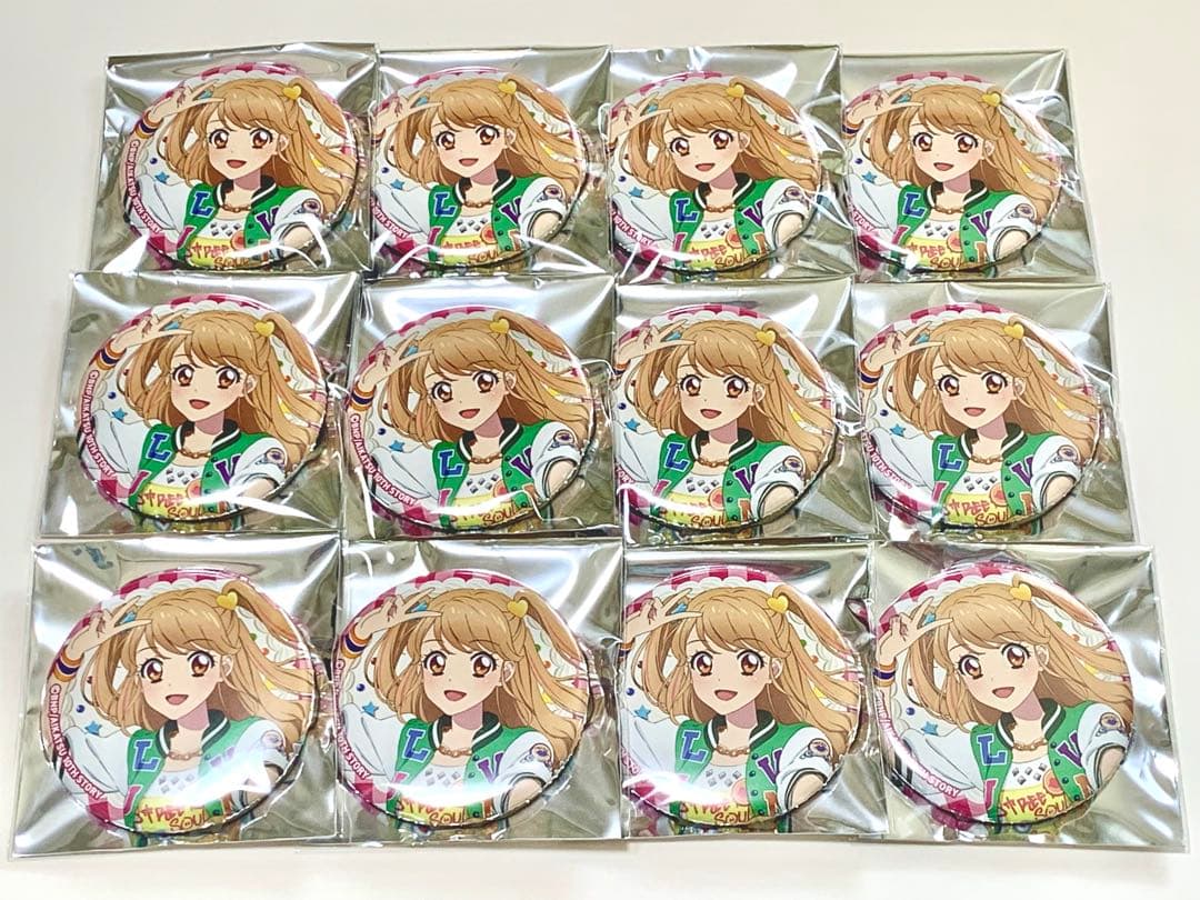 【匿名】マリオンクレープ みくる 缶バ 12個【アイカツ】