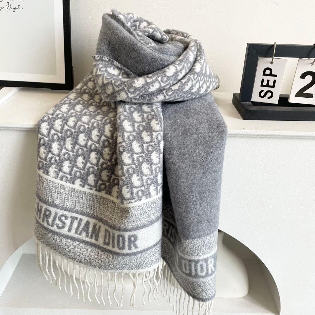 Dior ディオール　オブリーク柄 マフラー