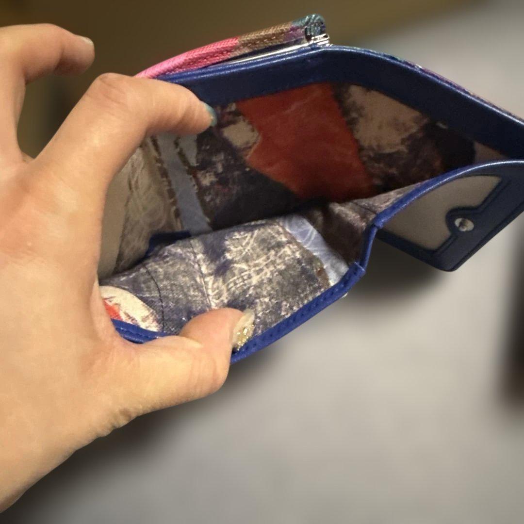 新品未使用 ヴィヴィアンウエストウッド キャンディタータン 三つ折り財布 がま口