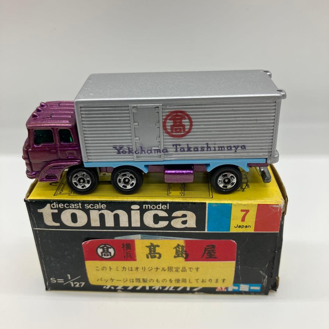 黒箱日本製トミカ高島屋ふそうパネルバン