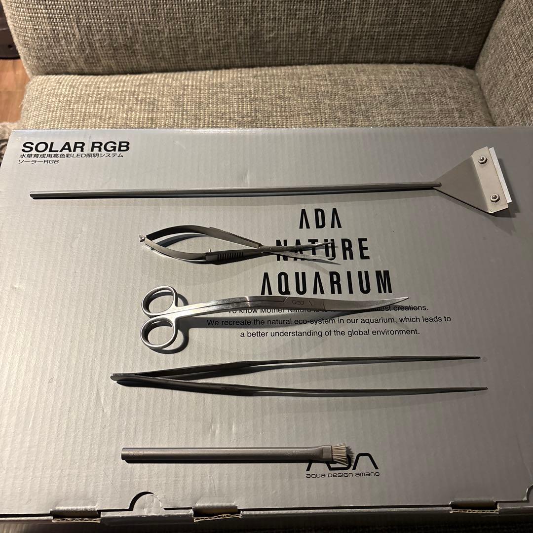 ADA シザース、ピンセット、コケとり道具セット