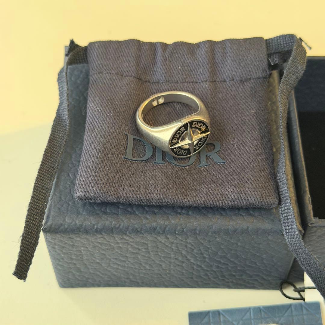DIOR × STONE  コラボ　シグネットリング Sサイズ