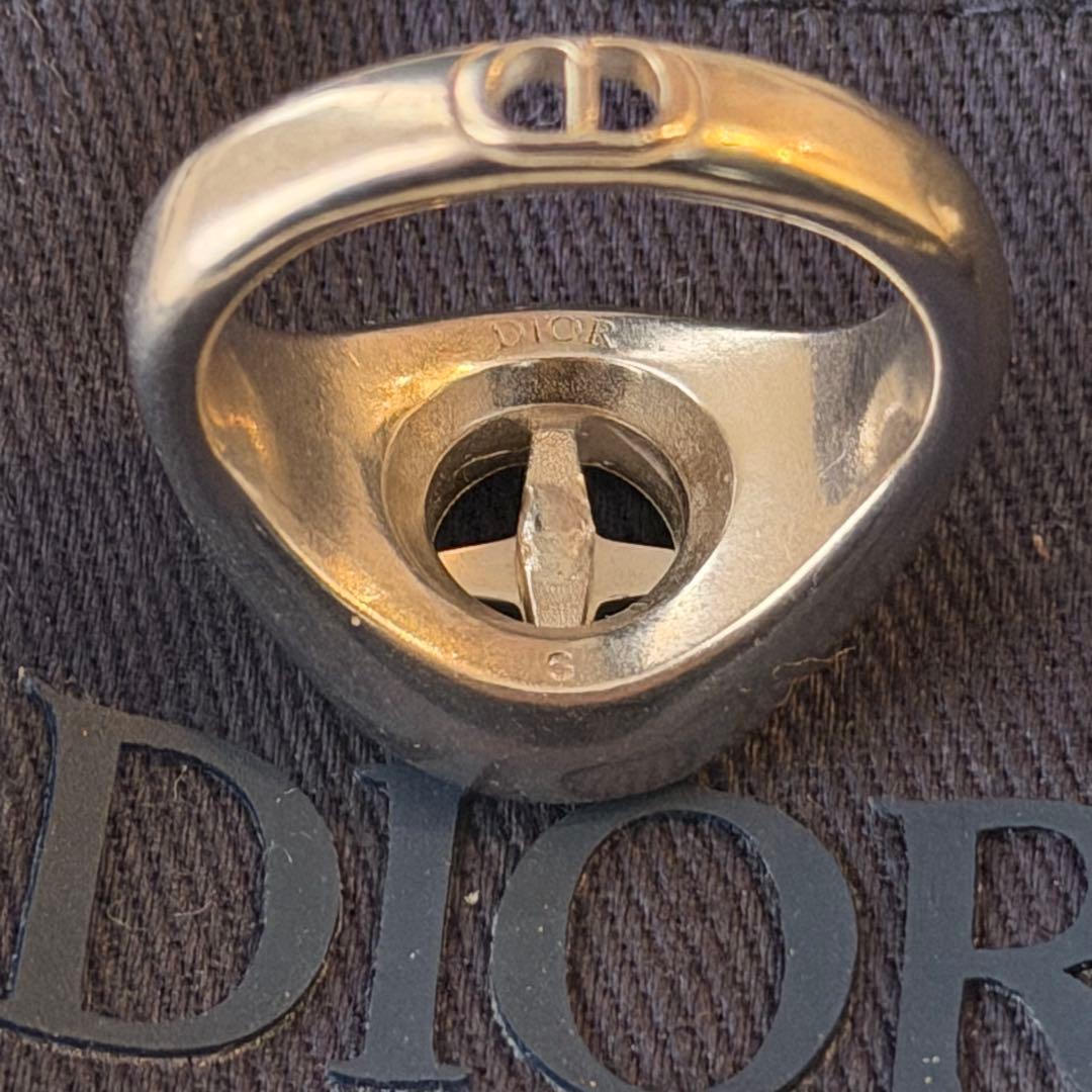 DIOR × STONE  コラボ　シグネットリング Sサイズ