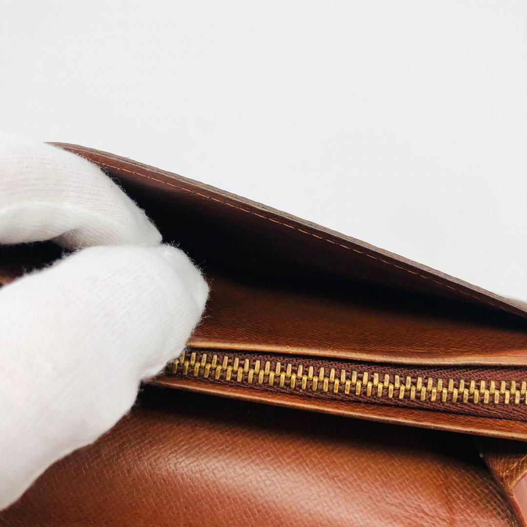 ルイヴィトン　ポルトモネ　ビエ　トレゾール　M61736 モノグラム　二つ折財布