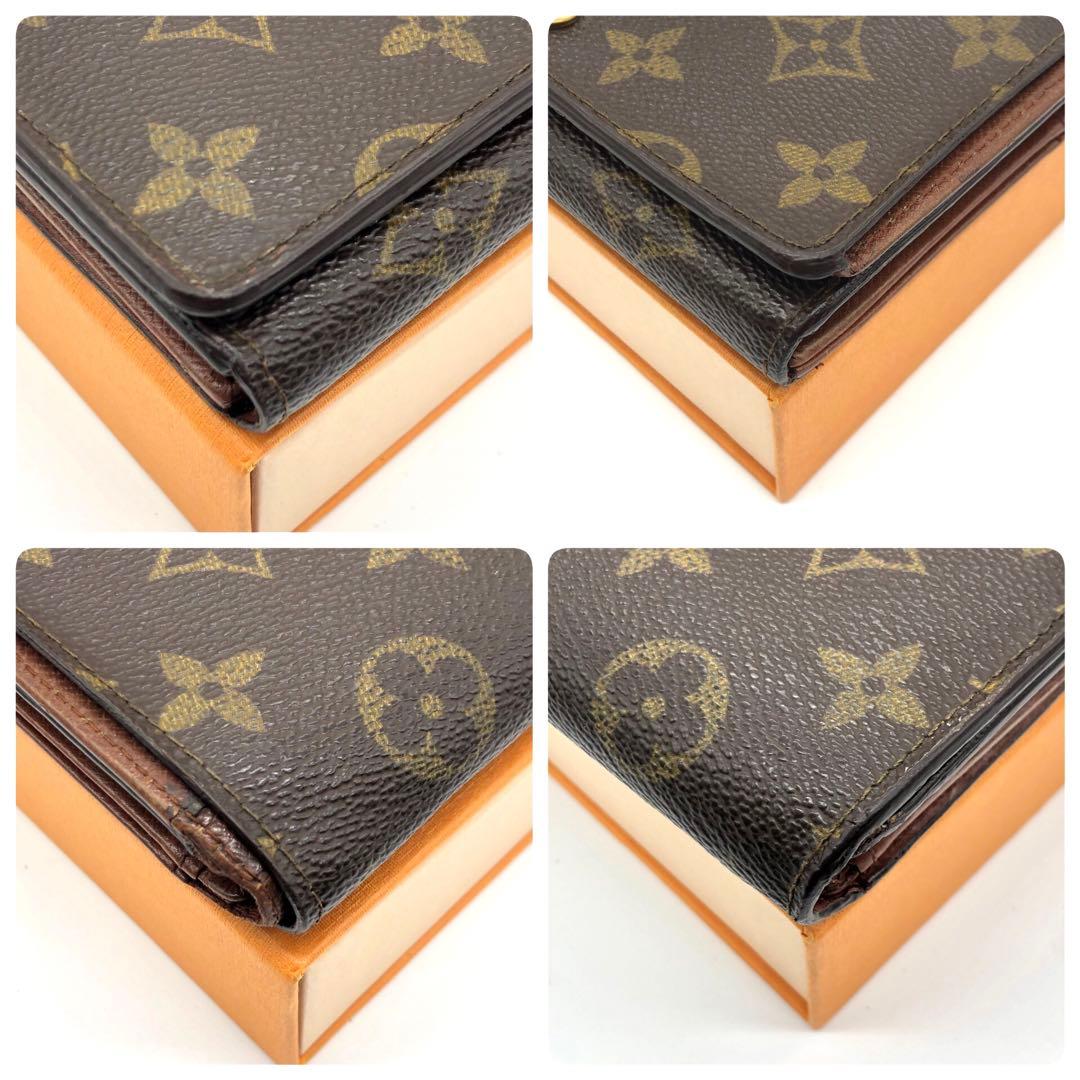 ルイヴィトン　ポルトモネ　ビエ　トレゾール　M61736 モノグラム　二つ折財布