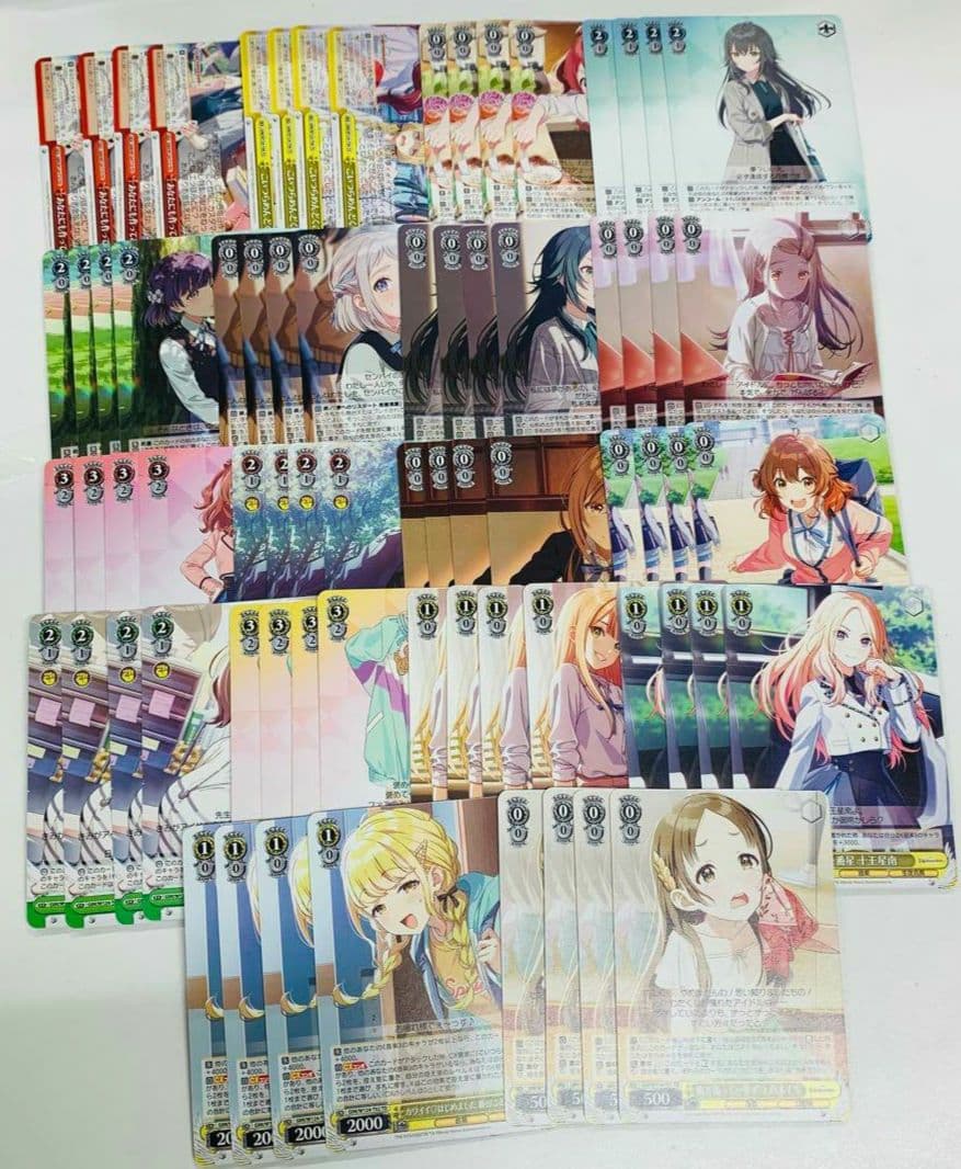 ヴァイスシュヴァルツ　学園マス セミ RR以下+TD 4コン