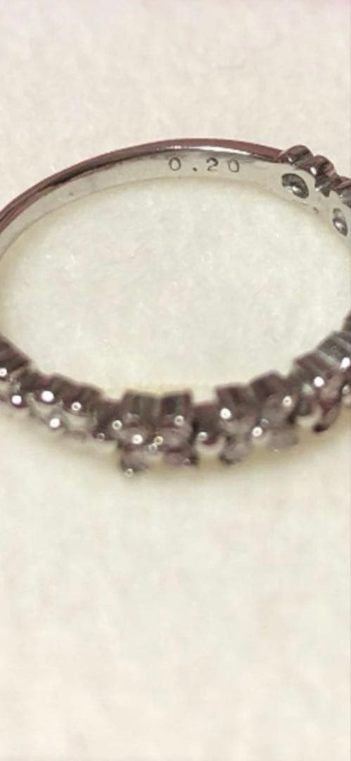 お値下げ中♡ピンクダイヤモンド フラワー　リング k18WG