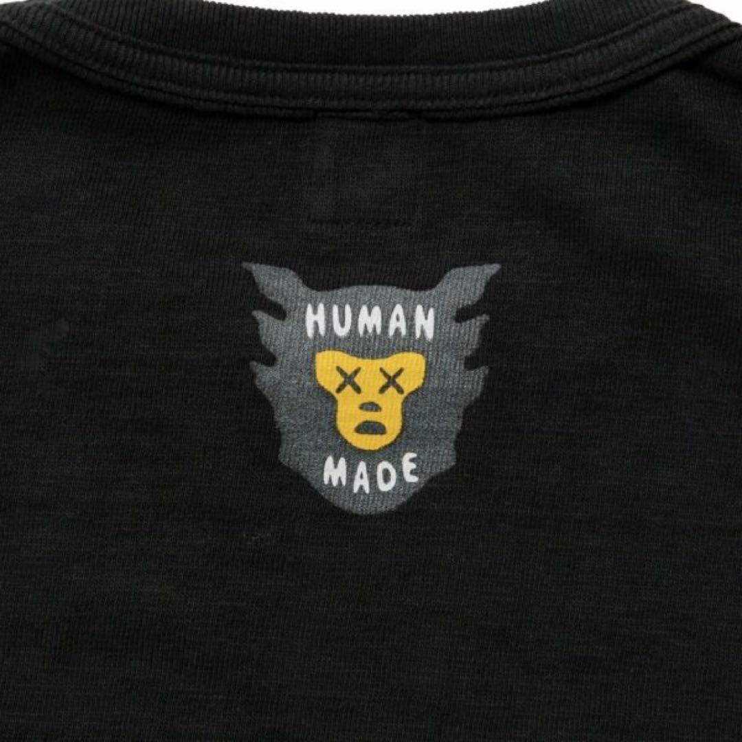 HUMAN MADE KAWS ブラック Tシャツ Ｌ