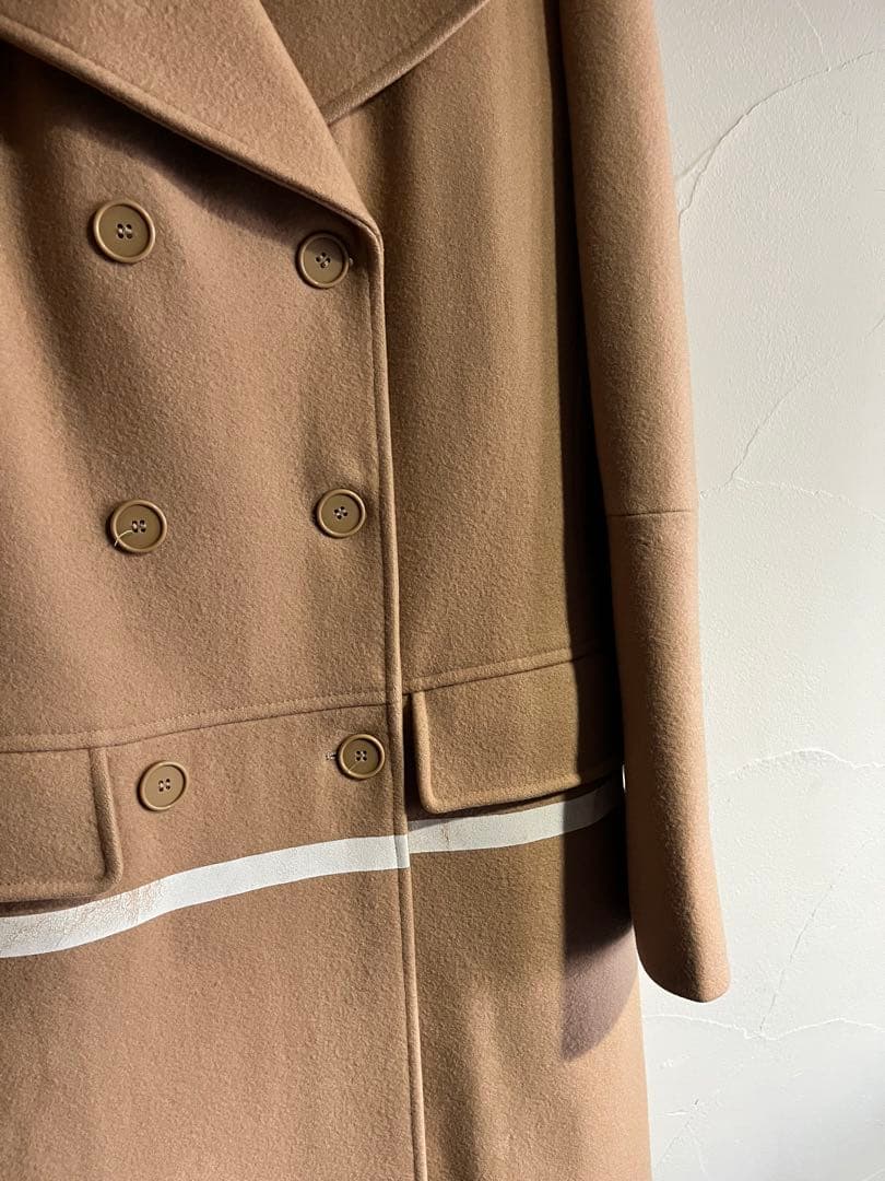 g*g様 HELMUTLANGベージュ ダブルブレスト チェスターコート ヴィン