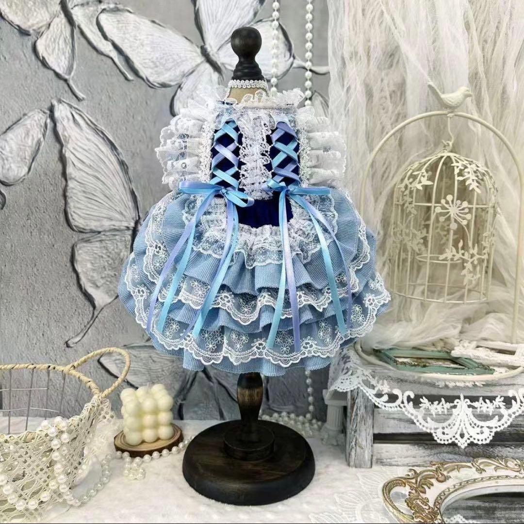 No.20犬服　猫服　ハンドメイド　ワンピース　わんちゃん