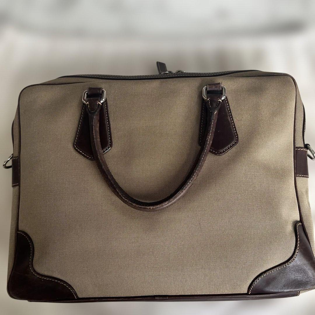 PRADA プラダ ジャガードロゴ ブリーフケース 2way ビジネス