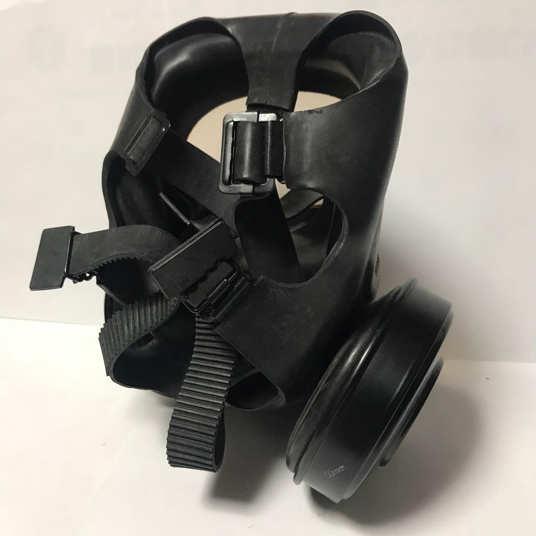 米軍　USNガスマスク&バック&曇り止め用缶計3個セット