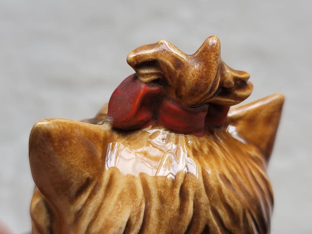 Gebel ゲーベル ドイツ製 置物 陶器 ヨークシャーテリア 犬