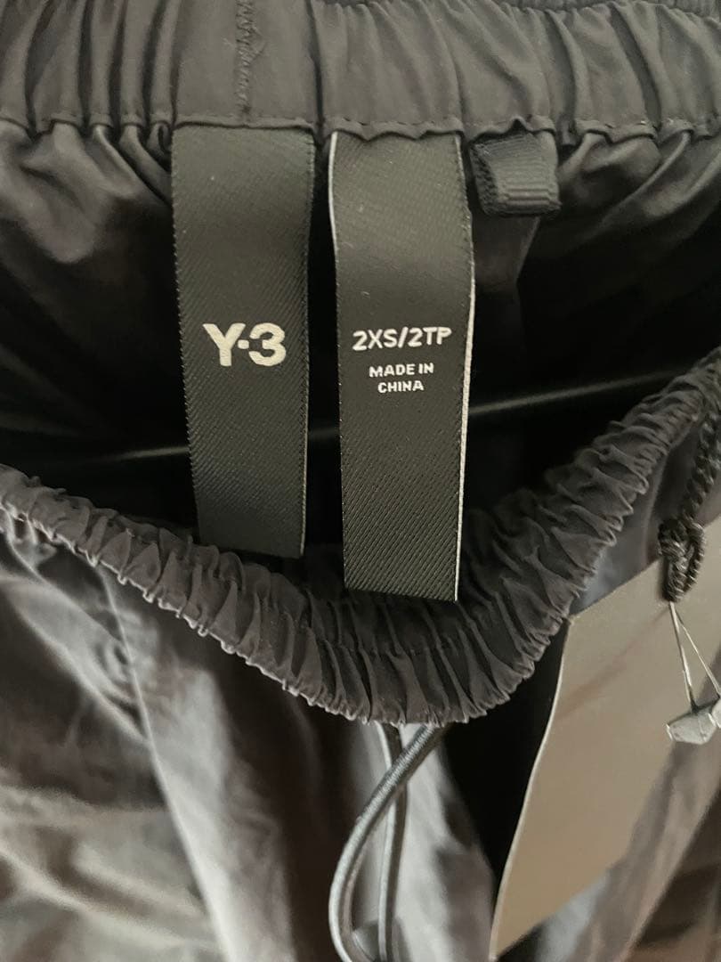 y-3 ナイロン　ワイドパンツ