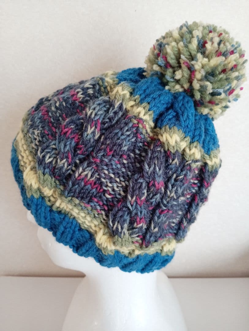 【常盤ひろみ】 手編み帽子　　手編み　帽子　5点セット　Sサイズ