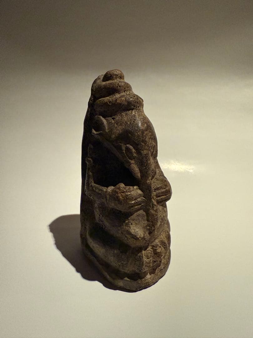 大理石 ガネーシャ像 置物 彫刻 オブジェクメール風