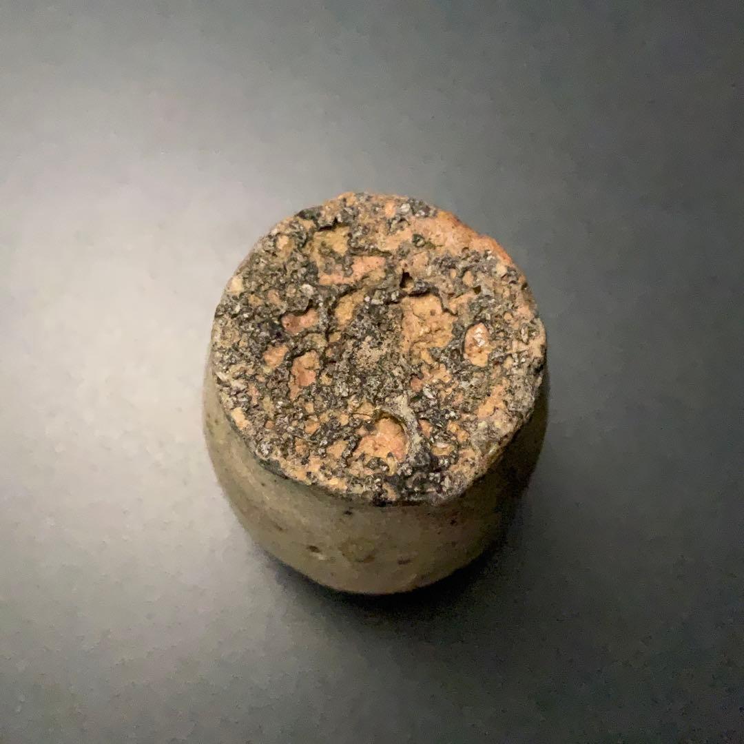 高麗青磁　米色青磁小壺　韓国　骨董　R1399ダM