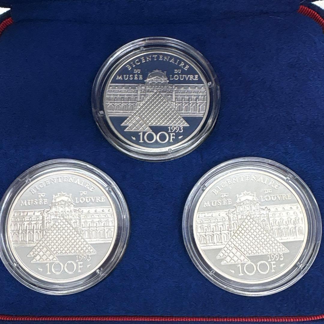 MONNAIE DE PARIS ルーヴル美術館 200周年 銀貨セット