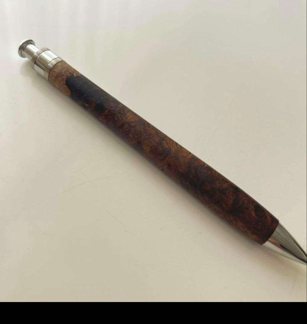 工房楔 シャープペンシル0.5mm ローズウッドこぶ杢